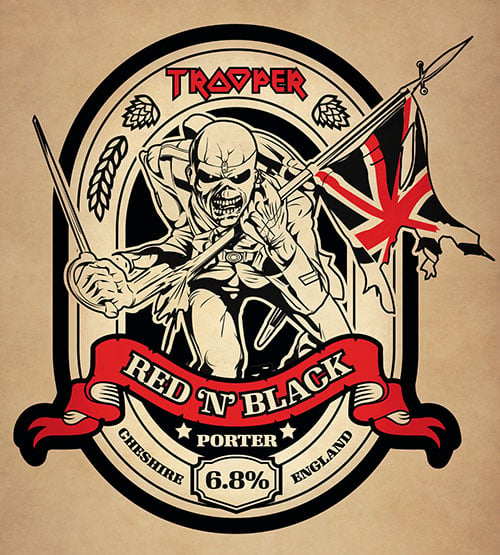 Trooper Red 'N' Black Robinsons Brewery Porter Beer