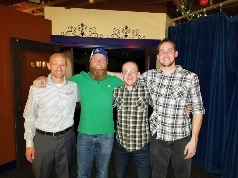 Brewers (left to right): Rob Kevwitch