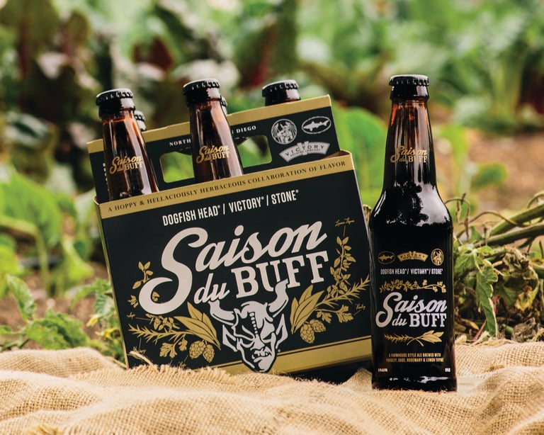 Beer Here: Dogfish Head / Victory / Stone Saison du BUFF