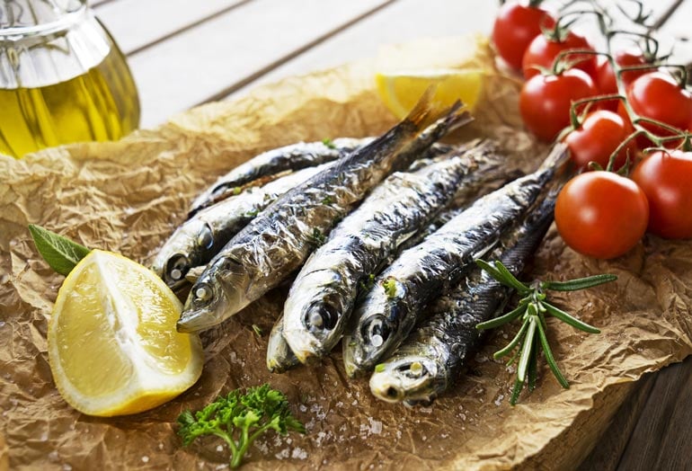 sardines salad