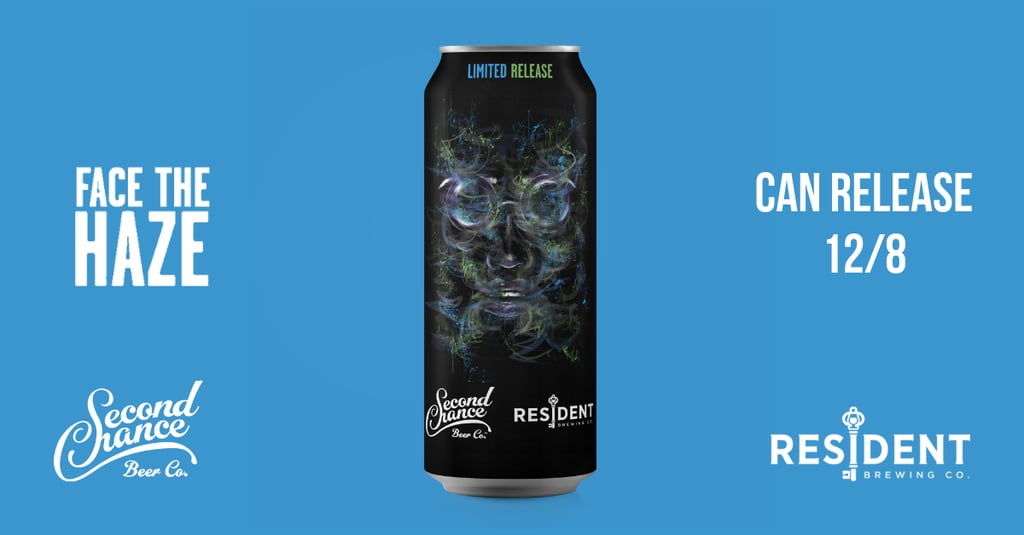 Second Chance Beer Co. Collaborates with Resident Brewing Co. on Face the Haze
