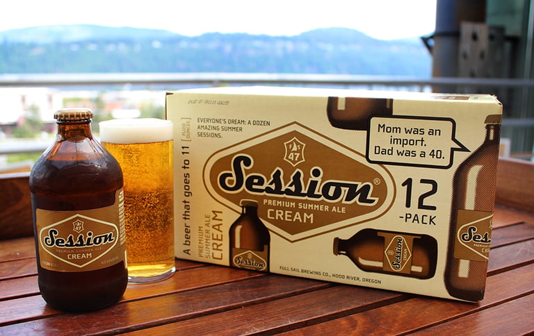 Full Sail Brewing Company Beer Connoisseur Session Cream