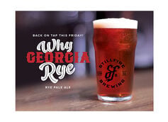 StillFire Brewing's Rye Georgia Rye Returns