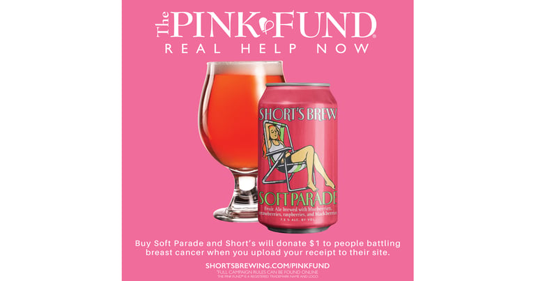 Short’s Brewing Co. Announces Partnership with The Pink Fund to Support Breast Cancer Patients