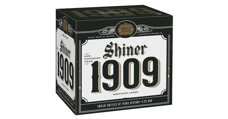 Shiner Beers Releases New Shiner 1909 to Honor 112 Years of Brewing
