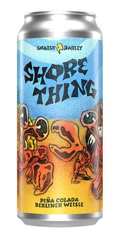 Shore Thing Pina Colada Berliner Weisse Gnarly Barley Brewing Co.
