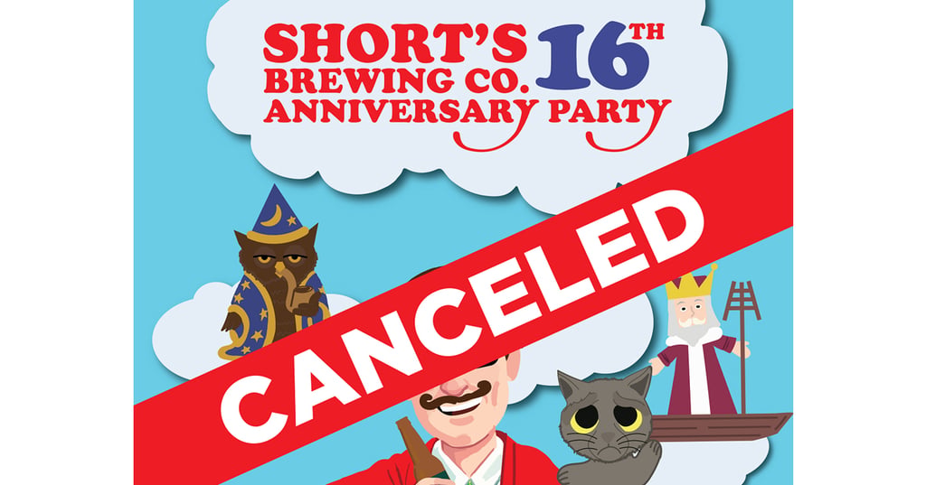 Short’s Brewing Co Cancels 16th Annual Anniversary Party