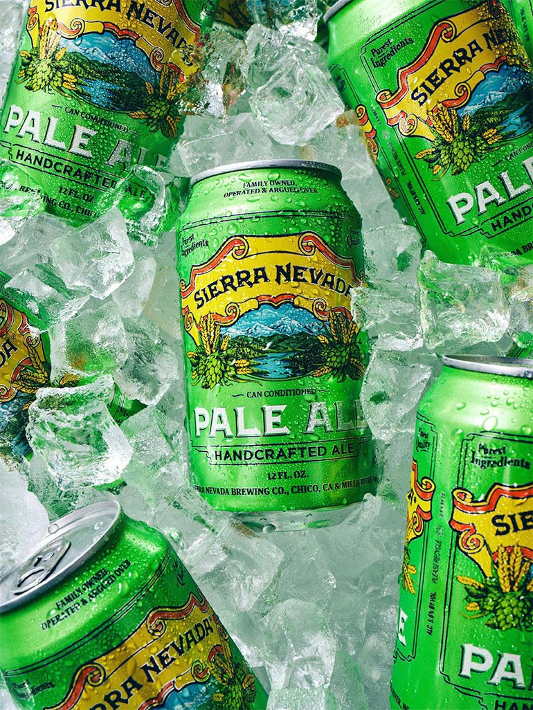 sierra nevada pale ale in ice bucket