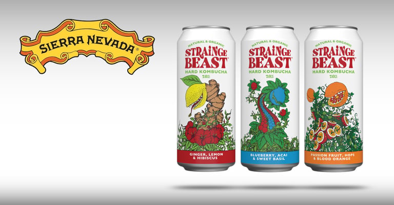 Sierra Nevada Debuts Strainge Beast Hard Kombucha