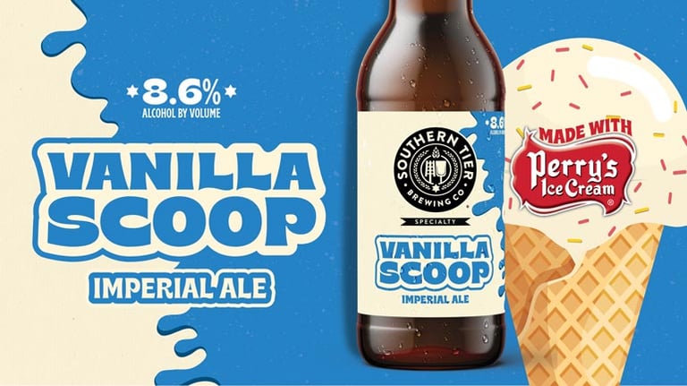 Southern Tier Brewing Co. Teams Up with Perry’s Ice Cream to Launch New Seasonal Release: Vanilla Scoop