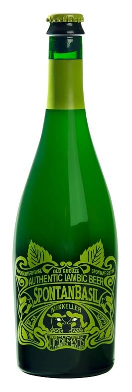 For those looking to spice up their drinking... Belgian SpontanBasil Beer Connoisseur Mikkeller Lindemans