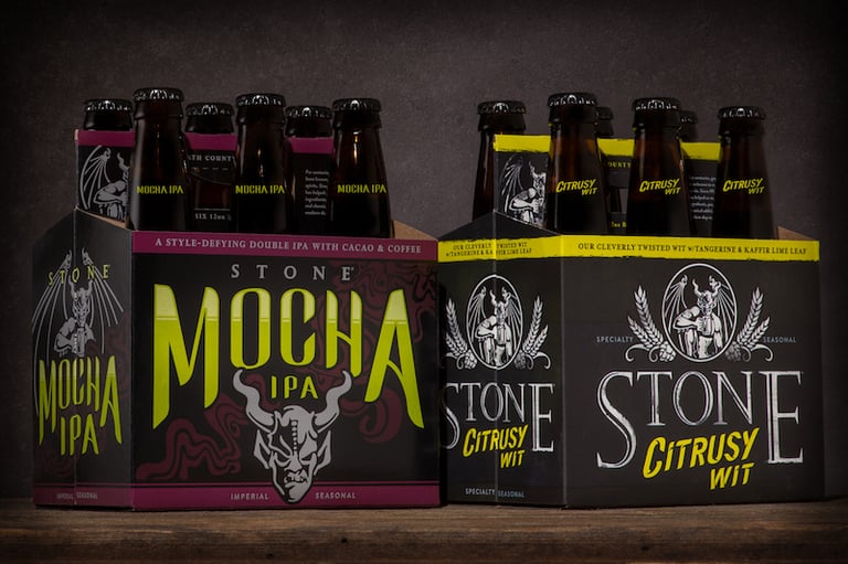 Stone Brewing Wisconsin Mocha IPA Citrusy Wit