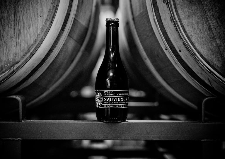 Stone Brewing Mission Warehouse Sour Program Sauvignon Blanc