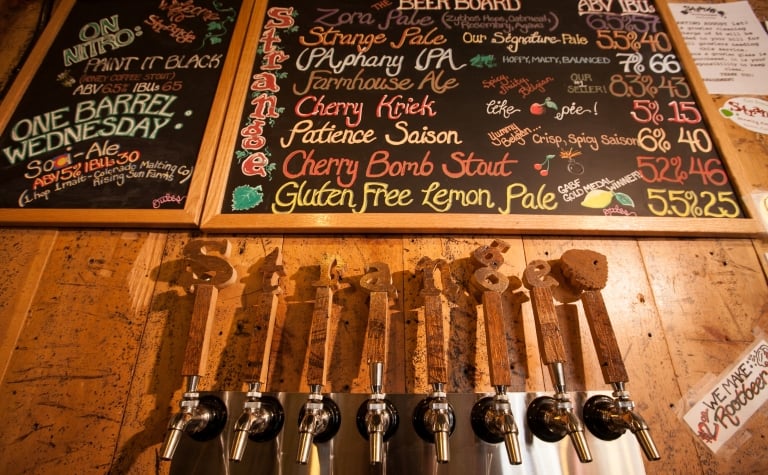 Photo Courtesy of Strange Craft Brewing Company best beer cities