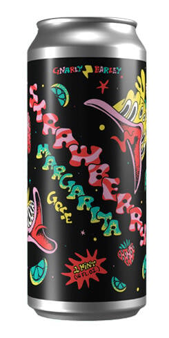 Strawberry Margarita Gose Gnarly Barley Brewing Co.