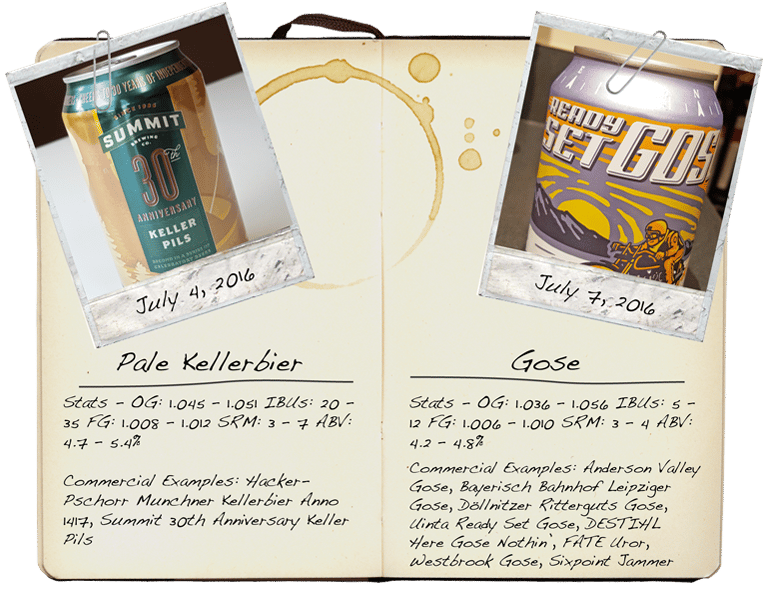 Kellerbier and Gose