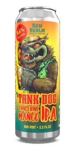Tank Dog Tangerine Mango Imperial IPA New Realm Brewing