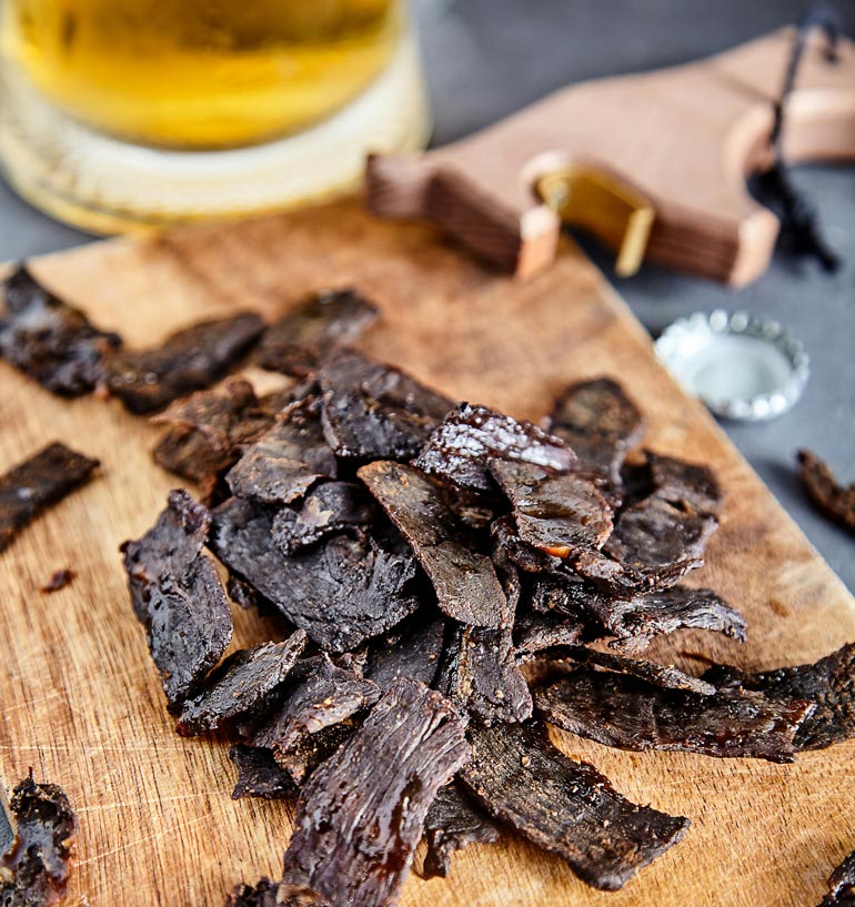 These Beer Pairing Ideas Prove That Beef Jerky Is the Greatest Bar Snack