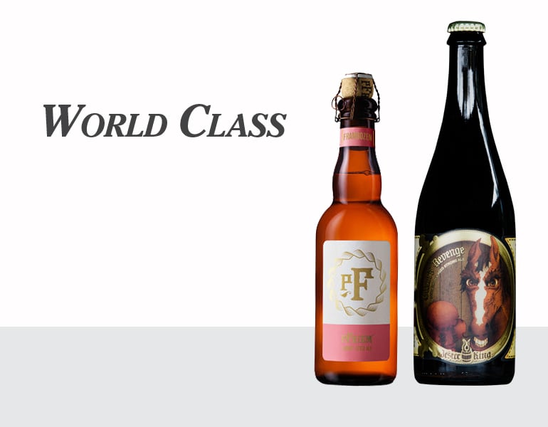 World Class | Frambozen by pFriem  |  Boxer's Revenge by Jester King