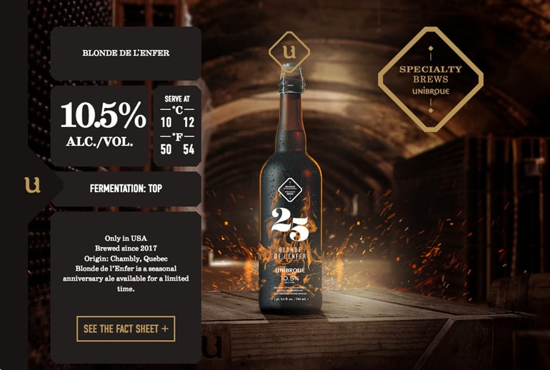 Unibroue 25th Anniversary Blonde de l’Enfer