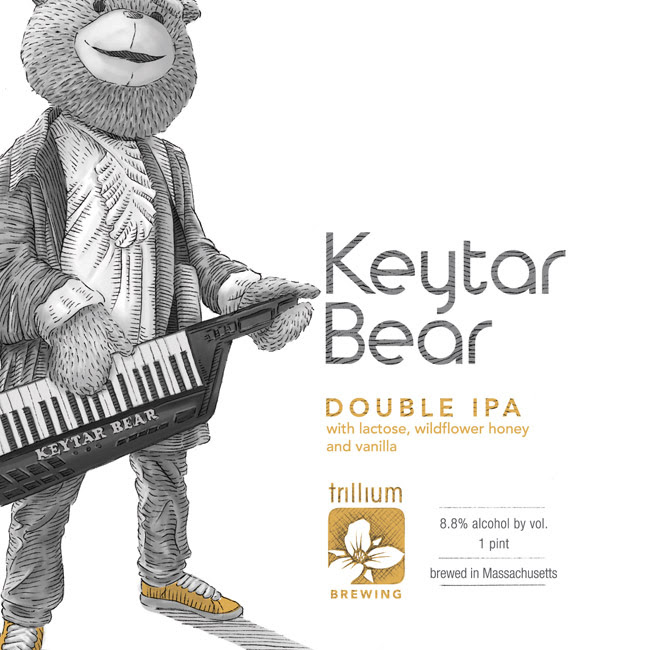 Trillium Brewing Co. Releases Keytar Bear Double IPA