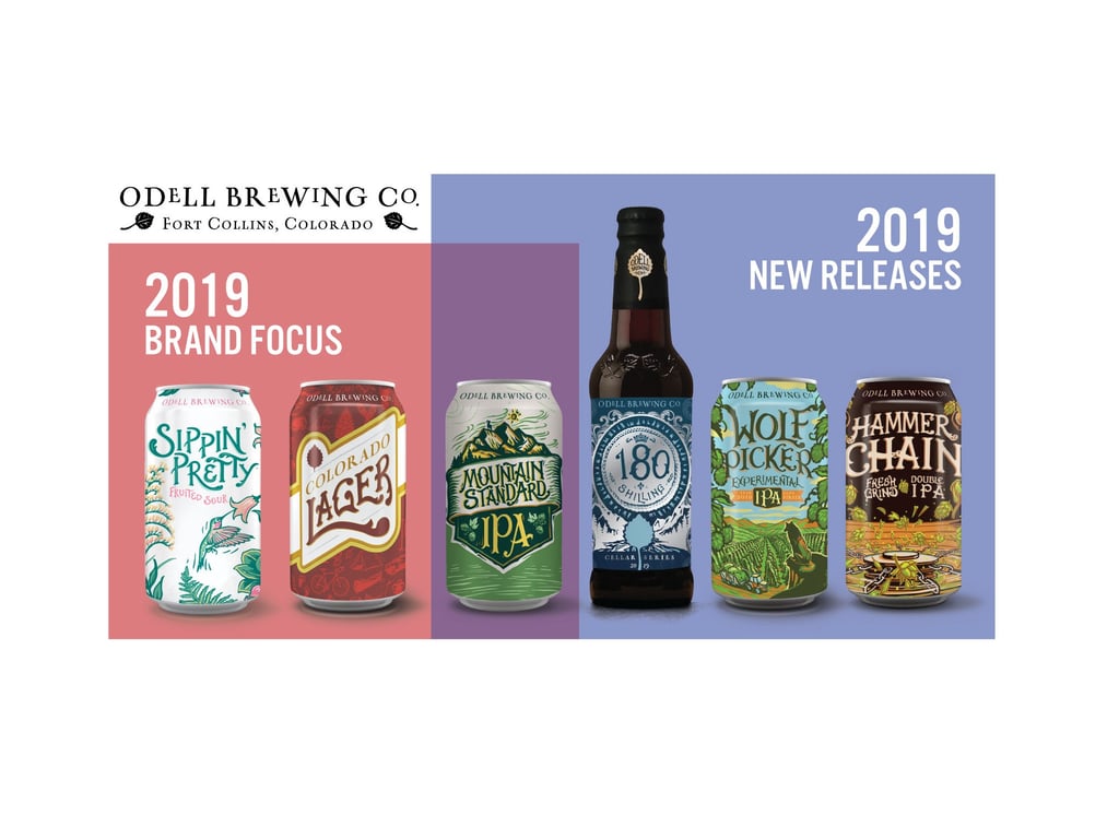 Odell Brewing Co. Debuts 2019 Release Calendar