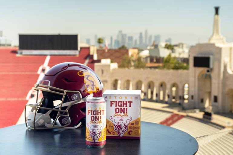 USC Athletics Collaborates with Stone Brewing to Unveil Exclusive Brew: Stone Fight On! Pale Ale