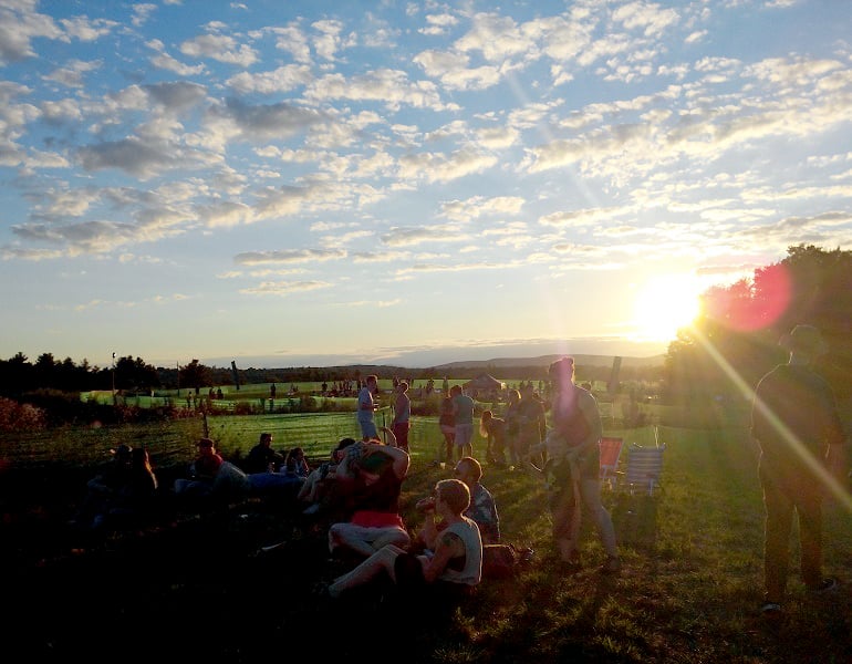 Vermont Sunset over Woodchuck Ciderstock