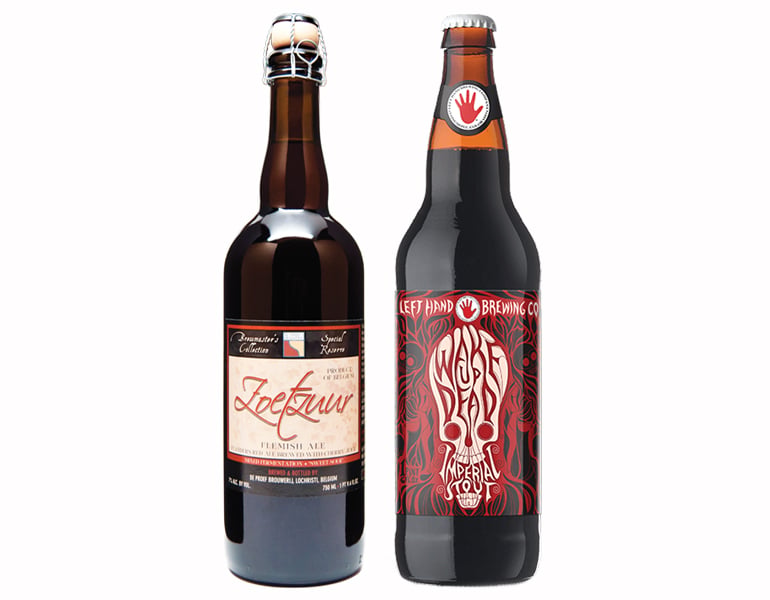 Photo above: De Proef's Zoetzuur Flemish Ale and Left Hand's Wake Up Dead Imperial Stout blend well for this new collaboration. wake-up.jpg