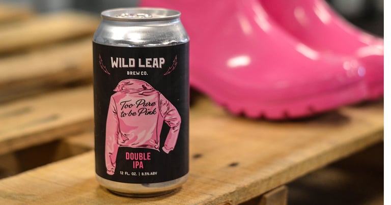 Wild Leap Brew Co. Commemorates International Women’s Day with Limited Edition Too Pure to Be Pink Double IPA