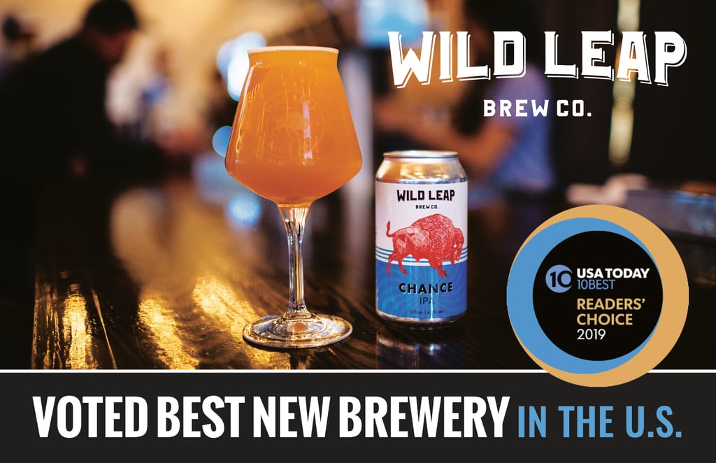 Wild Leap Brew Co. Named Best New Brewery by USA Today's 10Best