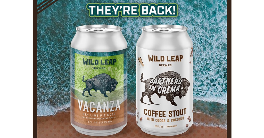 Wild Leap Brew Co. Announces Return of Vacanza and Partners in Crema