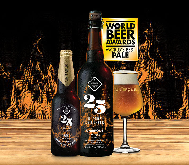 Unibroue's Blonde de l'Enfer Named World's Best Pale Beer at World Beer Awards