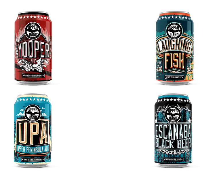 Upper Hand Brewery Switches From Bottles to Cans, Updates Look