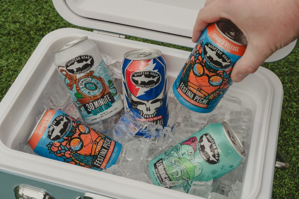 Dogfish Head Warmer Weather Drinks