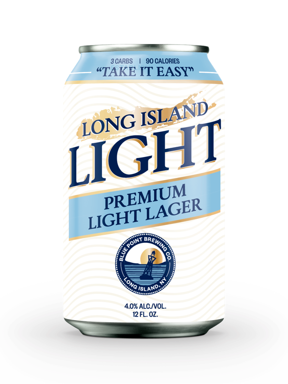 blue point long island light premium craft lager
