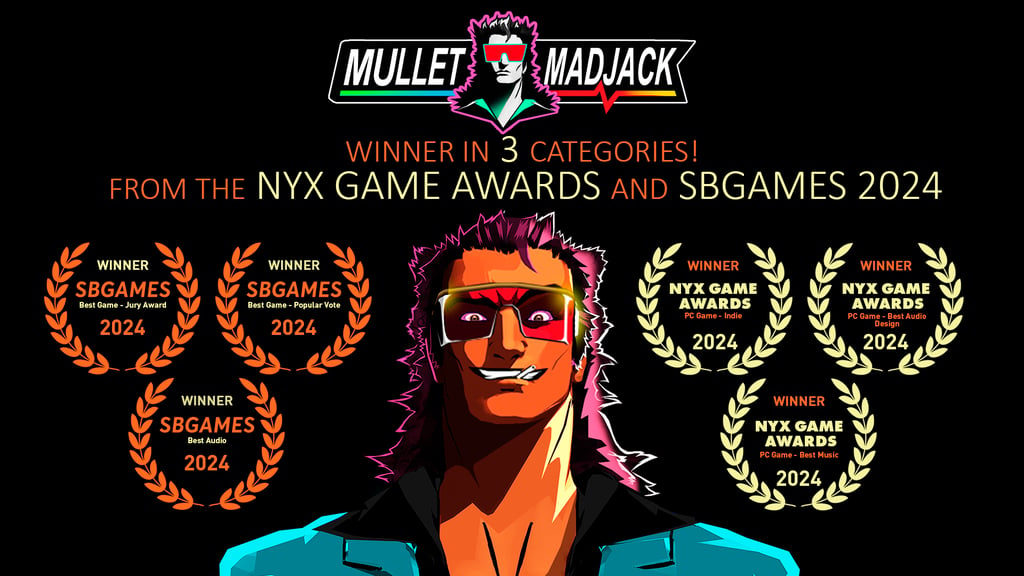 Mullet Madjack FPS game awards and accolades