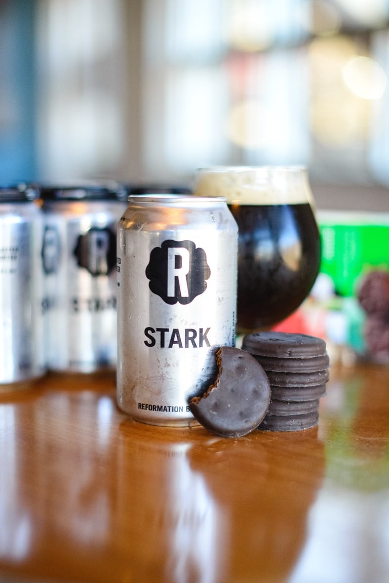 Reformation Brewery girl scout cookie pairing