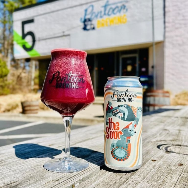 pontoon brewing 7th anniversary beer
