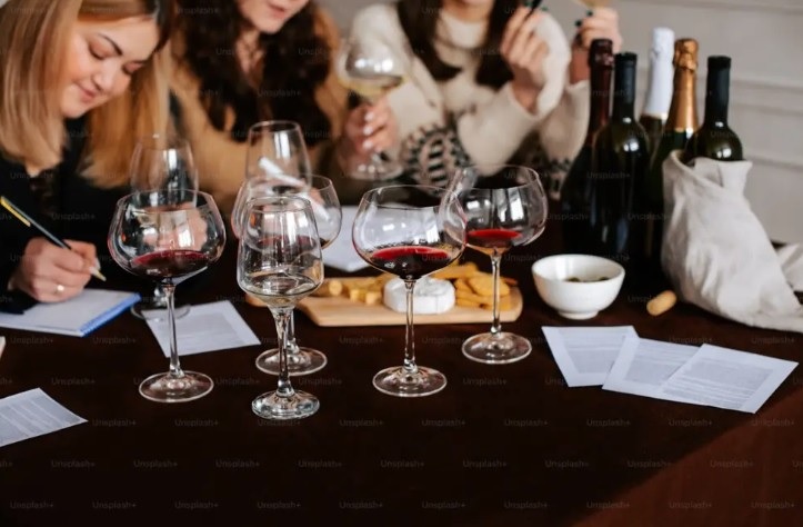 Wine Tasting in Process
