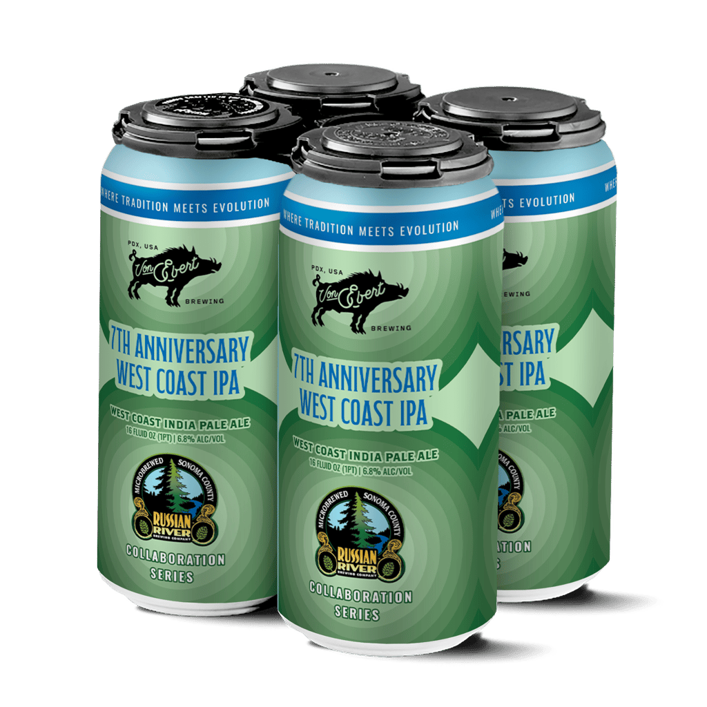 Von Ebert Brewing Russian River Brewing Company 7th Anniversary Beer