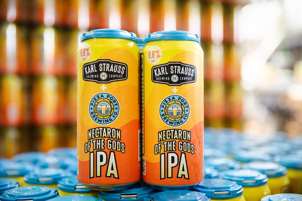 Karl Strauss Pizza Port Nectaron of the Gods IPA Collaboration beer