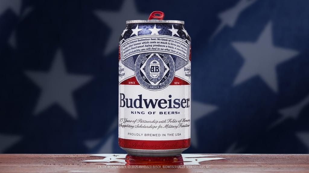 Budweiser Patriotic Cans