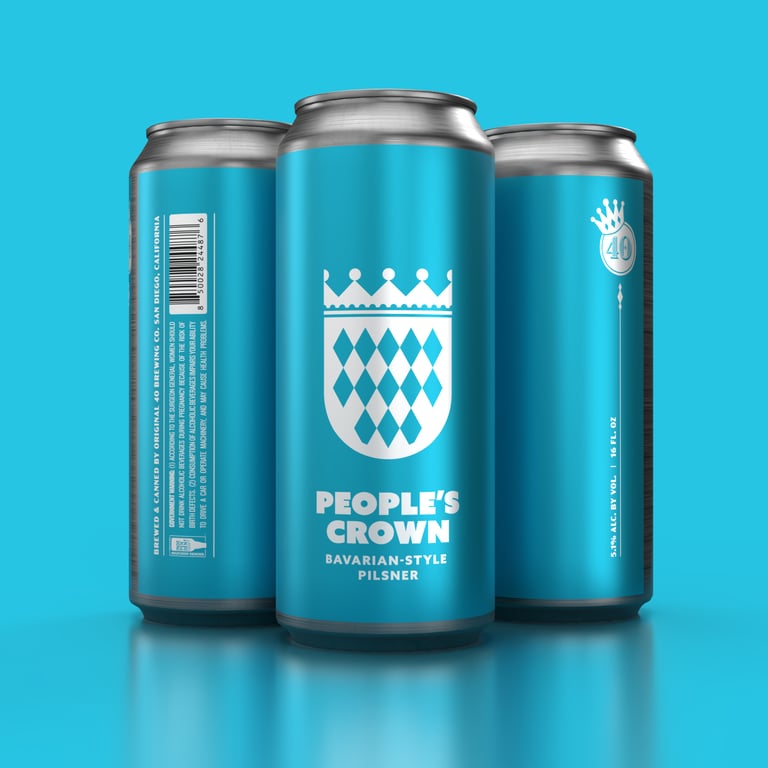 People's Crown Pilsner from Original 40 Brewing