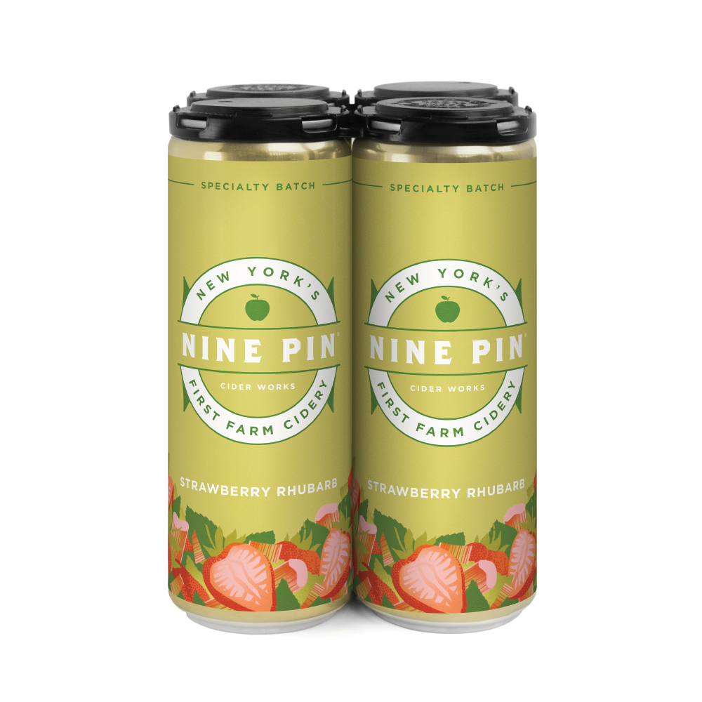 Nine Pin Cider Strawberry Rhubarb
