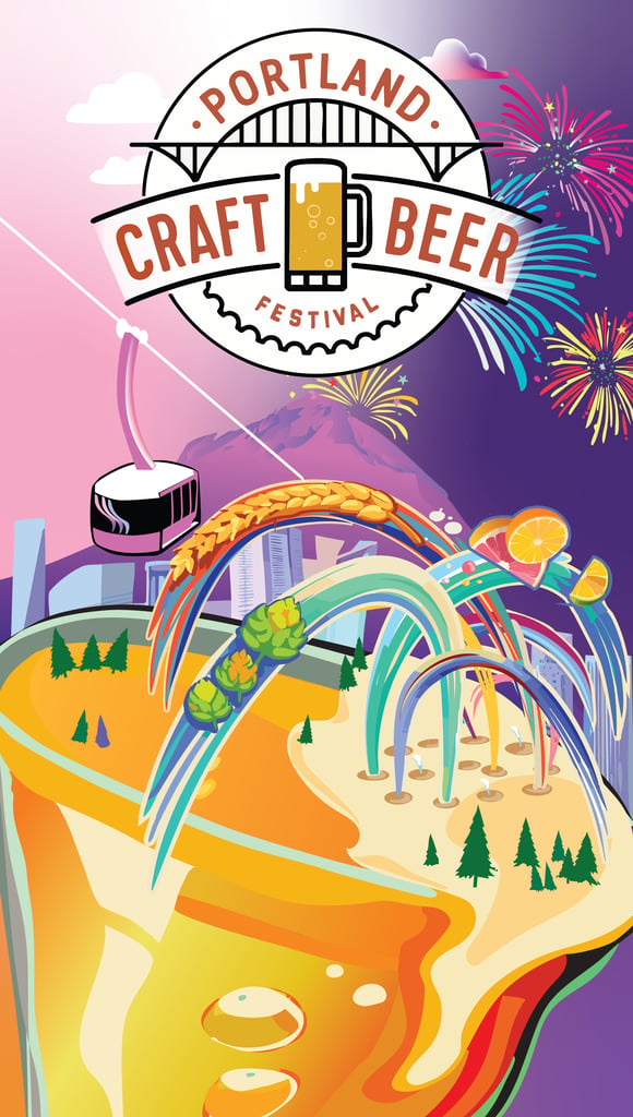 portland craft beer festival poster