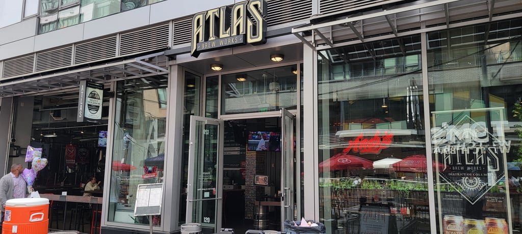 Exterior of Atlas Brew Works in Washington DC