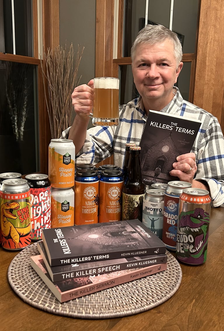 Brewing A Bestseller: Thriller Novel Series Features Craft Beer-Swilling Protagonist