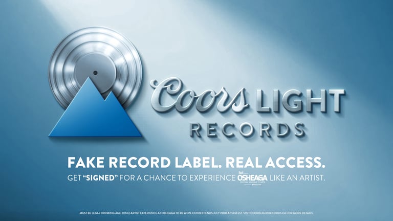 coors light fake record label