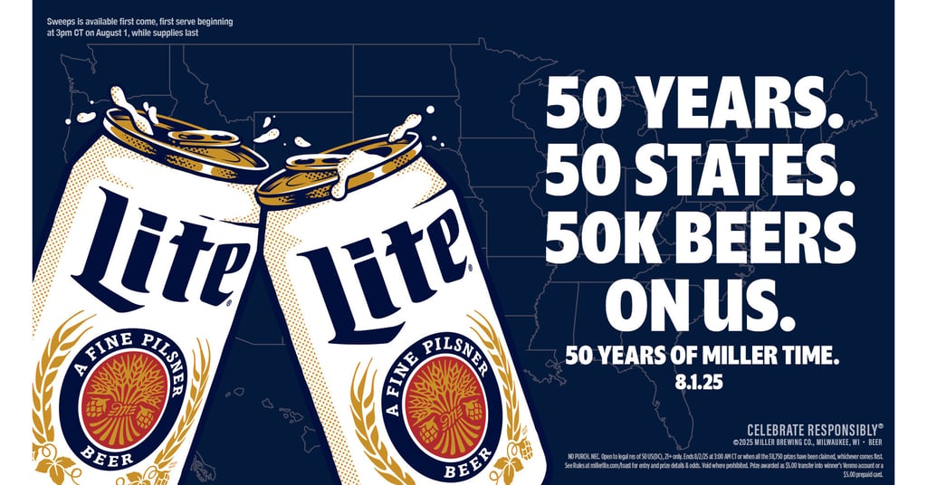 Miller Lite Celebrates 50 Years